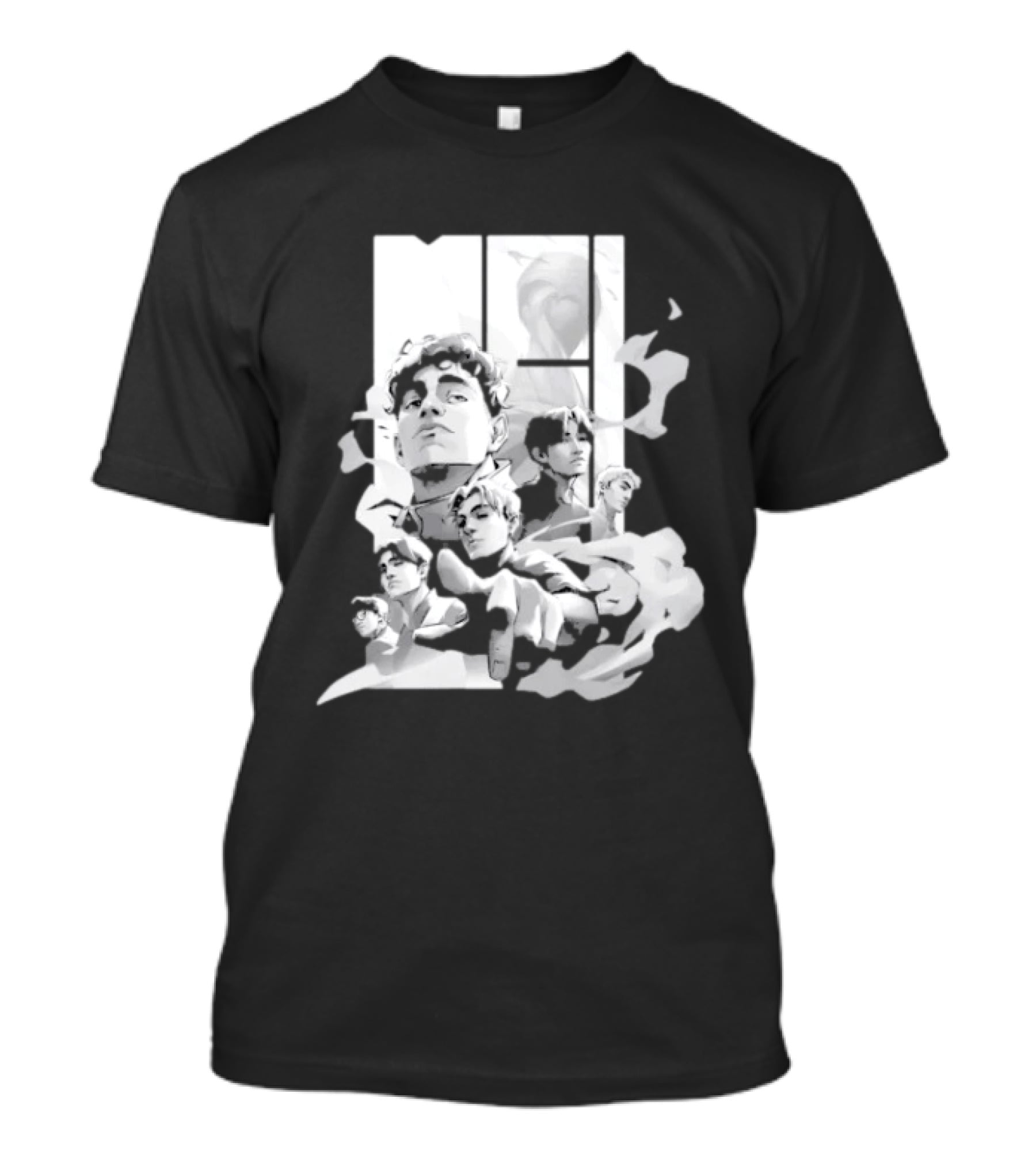 MSI Piece Of History Faces And Figures T-Shirt
