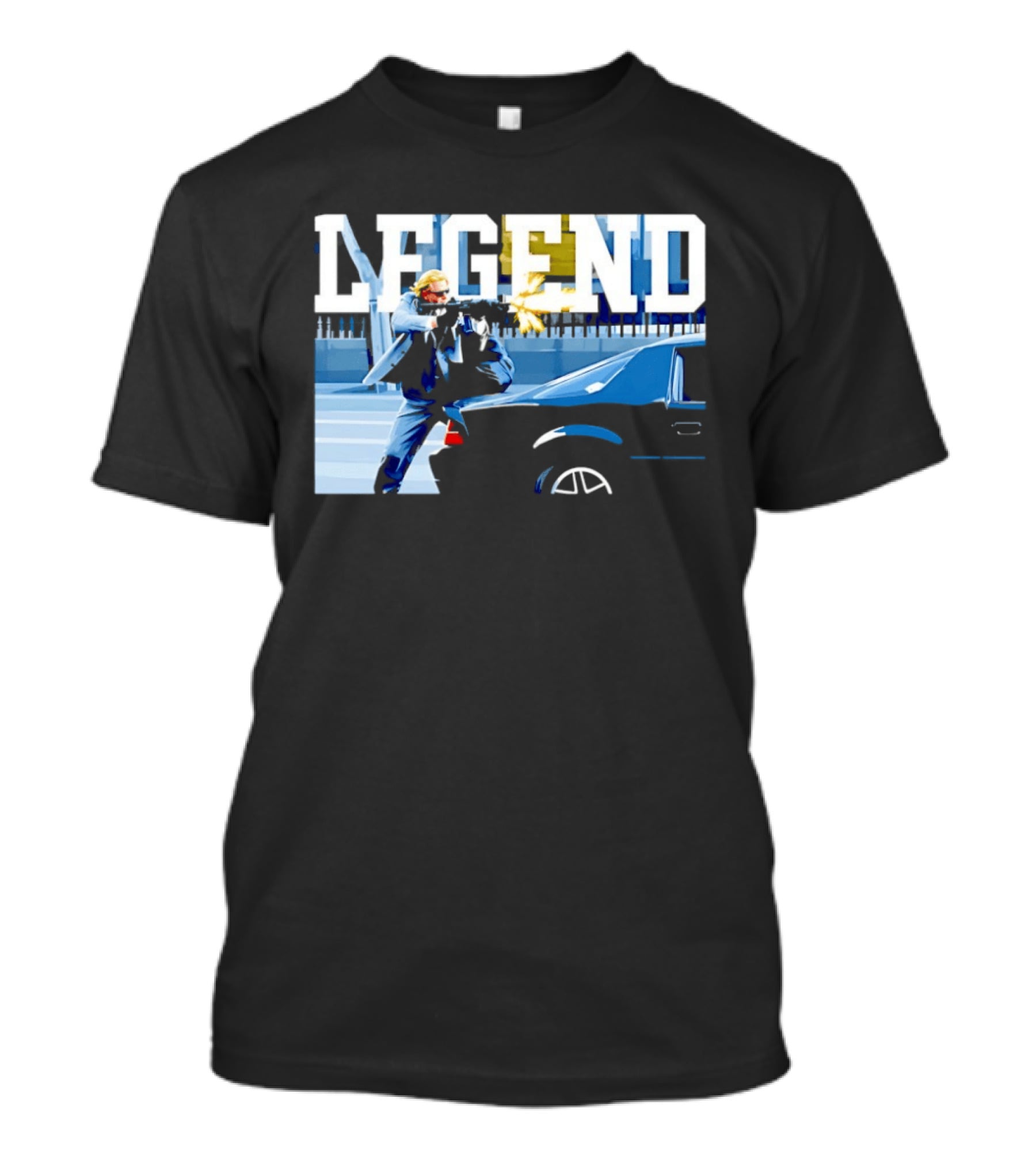 Val Kilmer Heat The Heist Legend Action Sequence T-Shirt