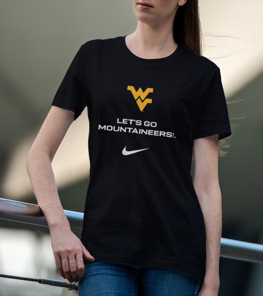 West Virginia Mountaineers Let's Go Mountaineers Nike T-Shirt