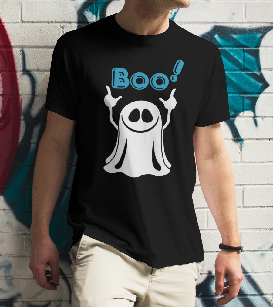 Boo Ghost Spooky Halloween Fun T-Shirt
