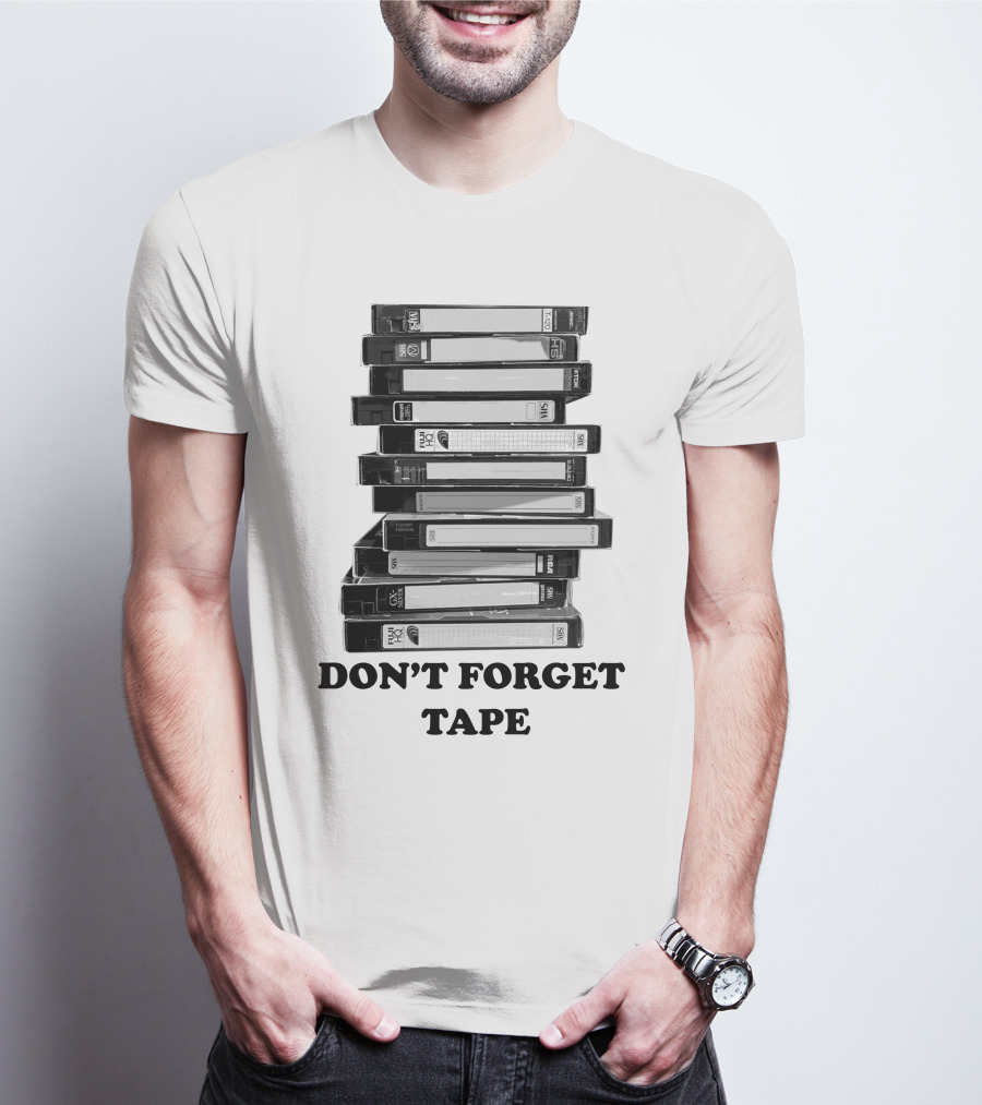 DON'T FORGET TAPE VHS Stack T-Shirt