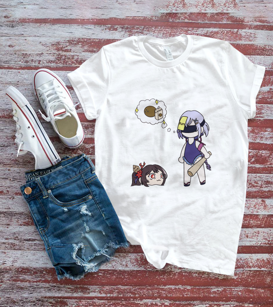 Qiqi Dumpling Vision With Hutao Adorable Interaction T-Shirt