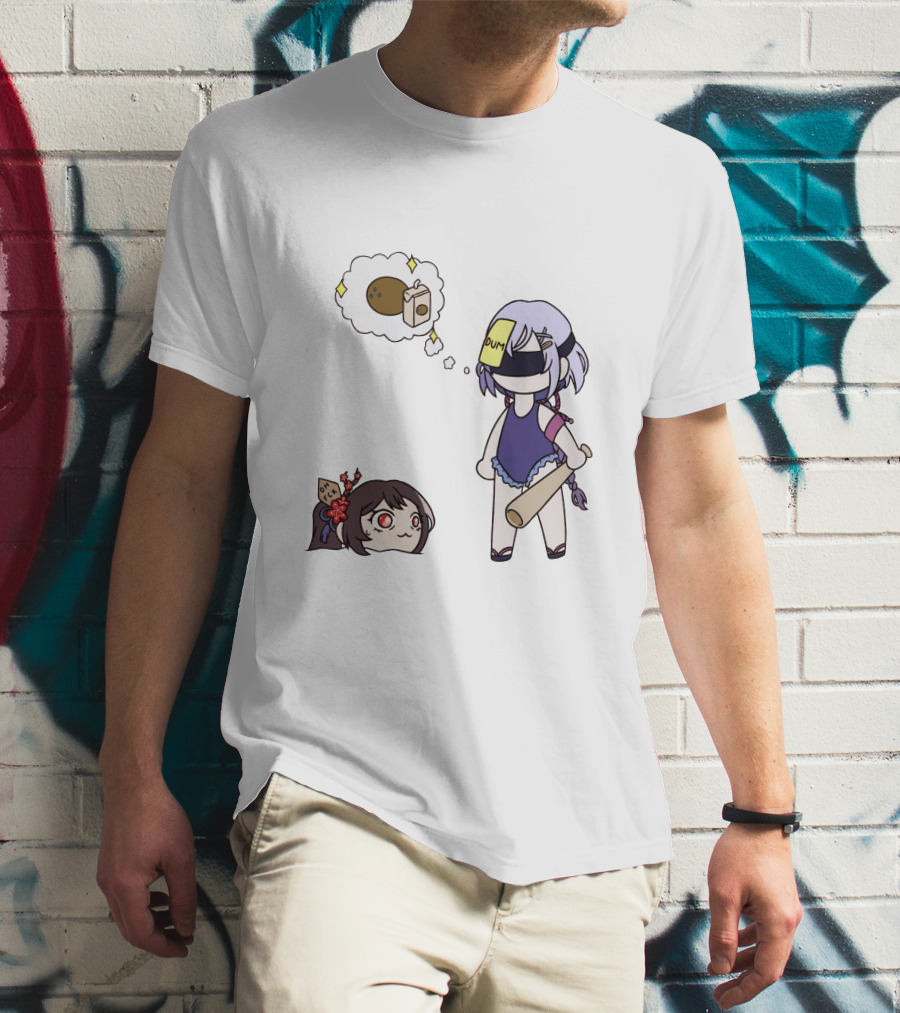 Qiqi Dumpling Vision With Hutao Adorable Interaction T-Shirt