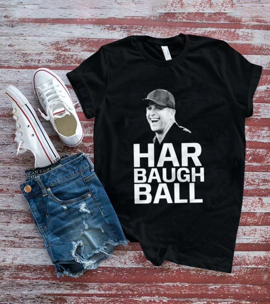 Jim Harbaugh Ball New York Giants Coach T-Shirt