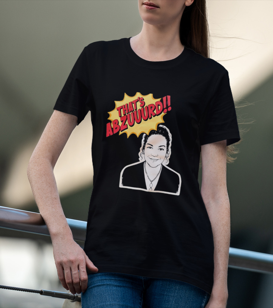 THAT'S ABZUUURD Cartoon Style Comic Expression T-Shirt