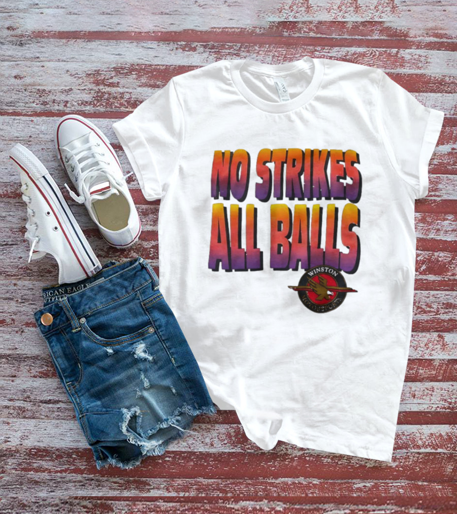 Winston Motorsports No Strikes All Balls T-Shirt