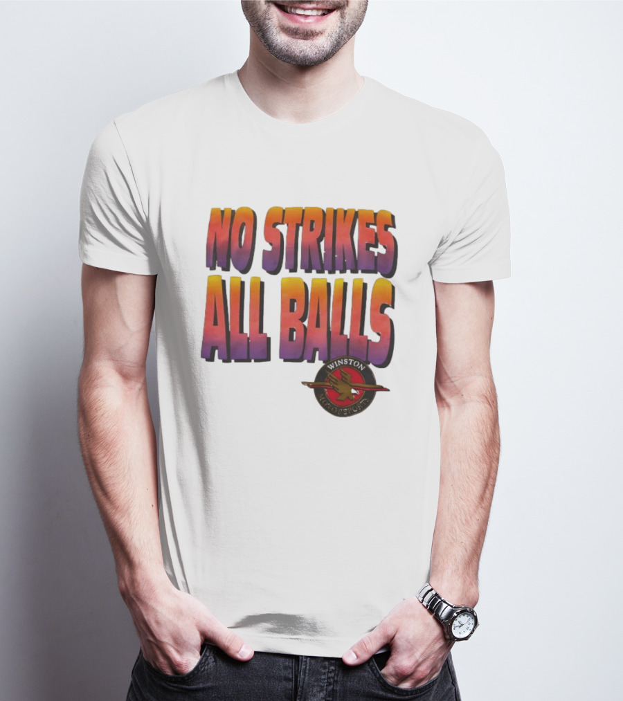 Winston Motorsports No Strikes All Balls T-Shirt
