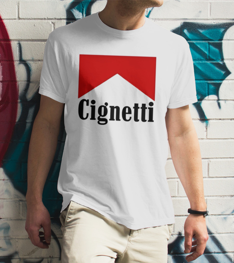 Indiana Hoosiers Curt Cignetti Marlboro Red Chevron T-Shirt