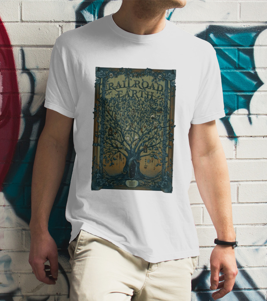 Railroad Earth Northeast Tour Winter 2026 Tree Lanterns And Ornaments T-Shirt