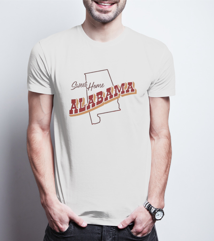 Sweet Home Alabama Map T-Shirt