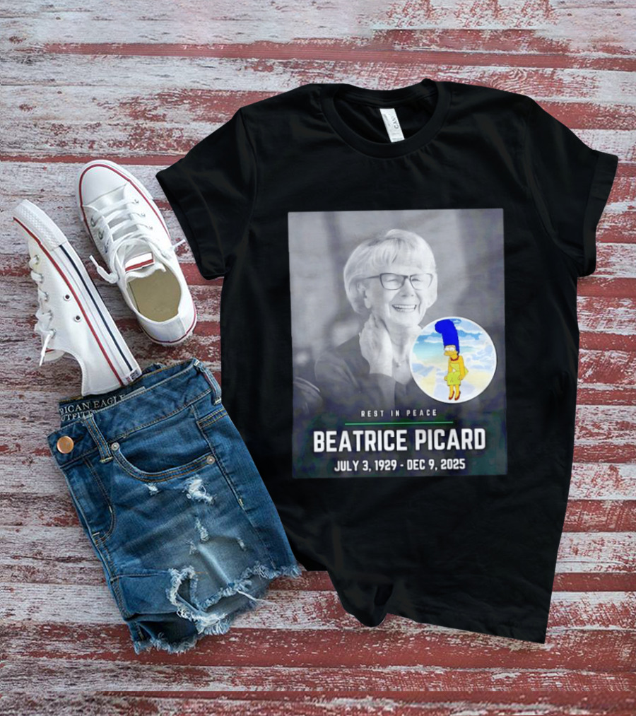 Rest In Peace Beatrice Picard July 3 1929 To Dec 9 2025 T-Shirt