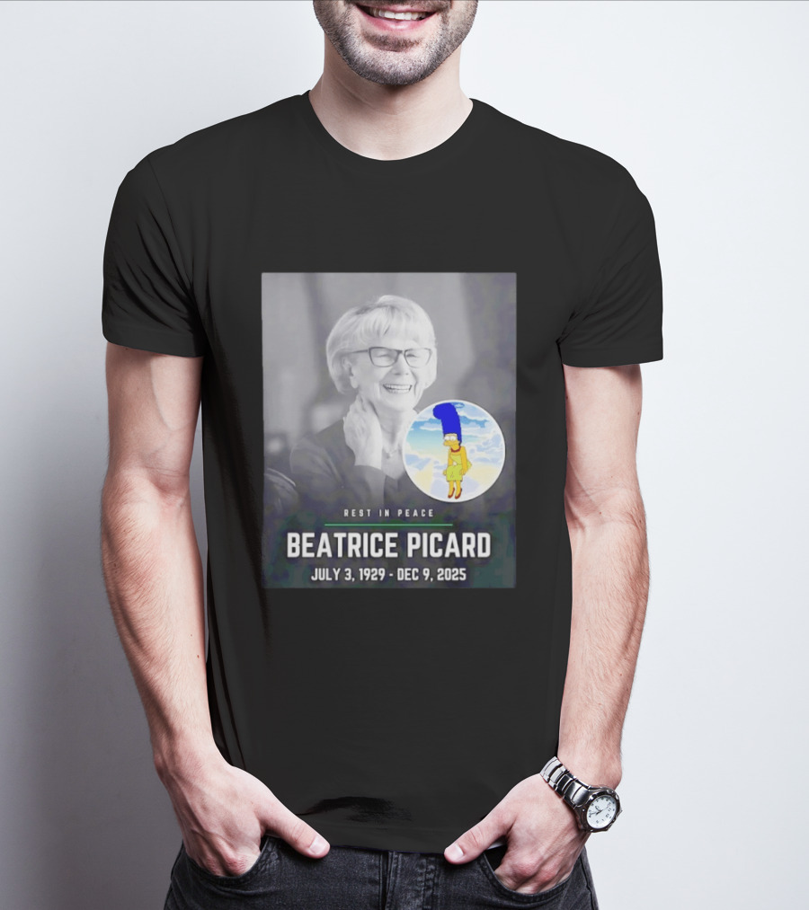 Rest In Peace Beatrice Picard July 3 1929 To Dec 9 2025 T-Shirt
