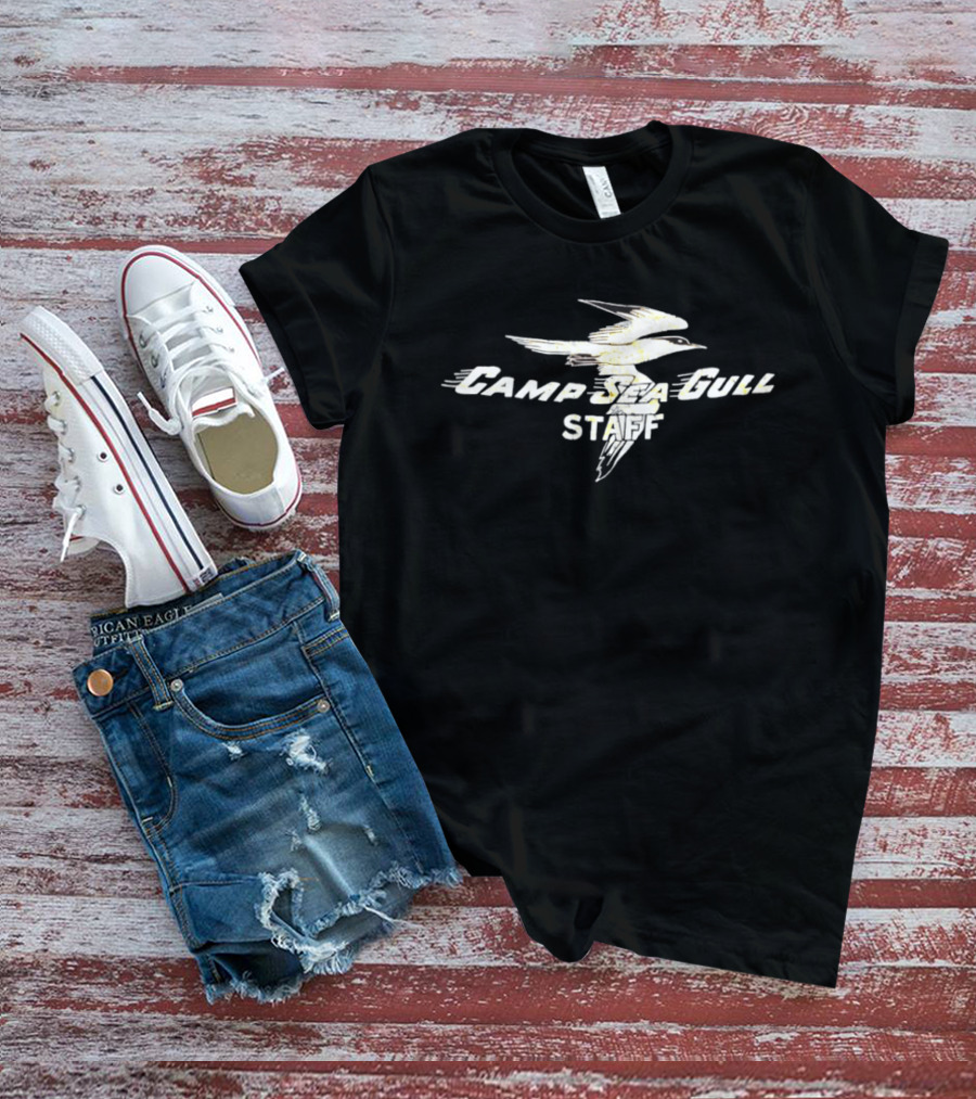 Camp Sea Gull Staff Seagull Flying T-Shirt