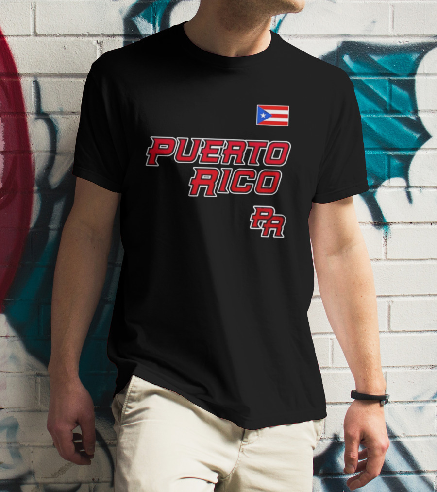 Puerto Rico Baseball 2026 Flag PR T-Shirt