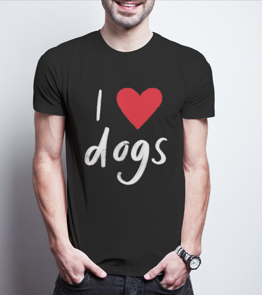 We Rate Dogs I Heart Dogs Love Canine T-Shirt