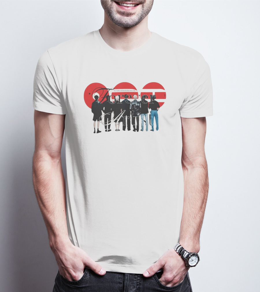 BTS OT7 2026 Comeback We Will Work Hard To Become Your Forever Artist T-Shirt