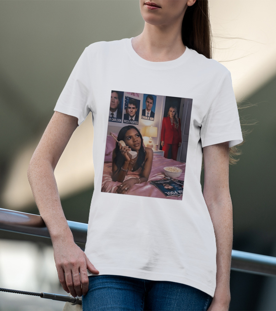Candace Owens Phone Call Tucker Carlson Nick Fuentes Charlie Kirk S T-Shirt