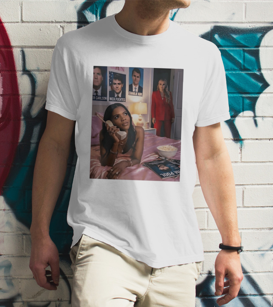 Candace Owens Phone Call Tucker Carlson Nick Fuentes Charlie Kirk S T-Shirt