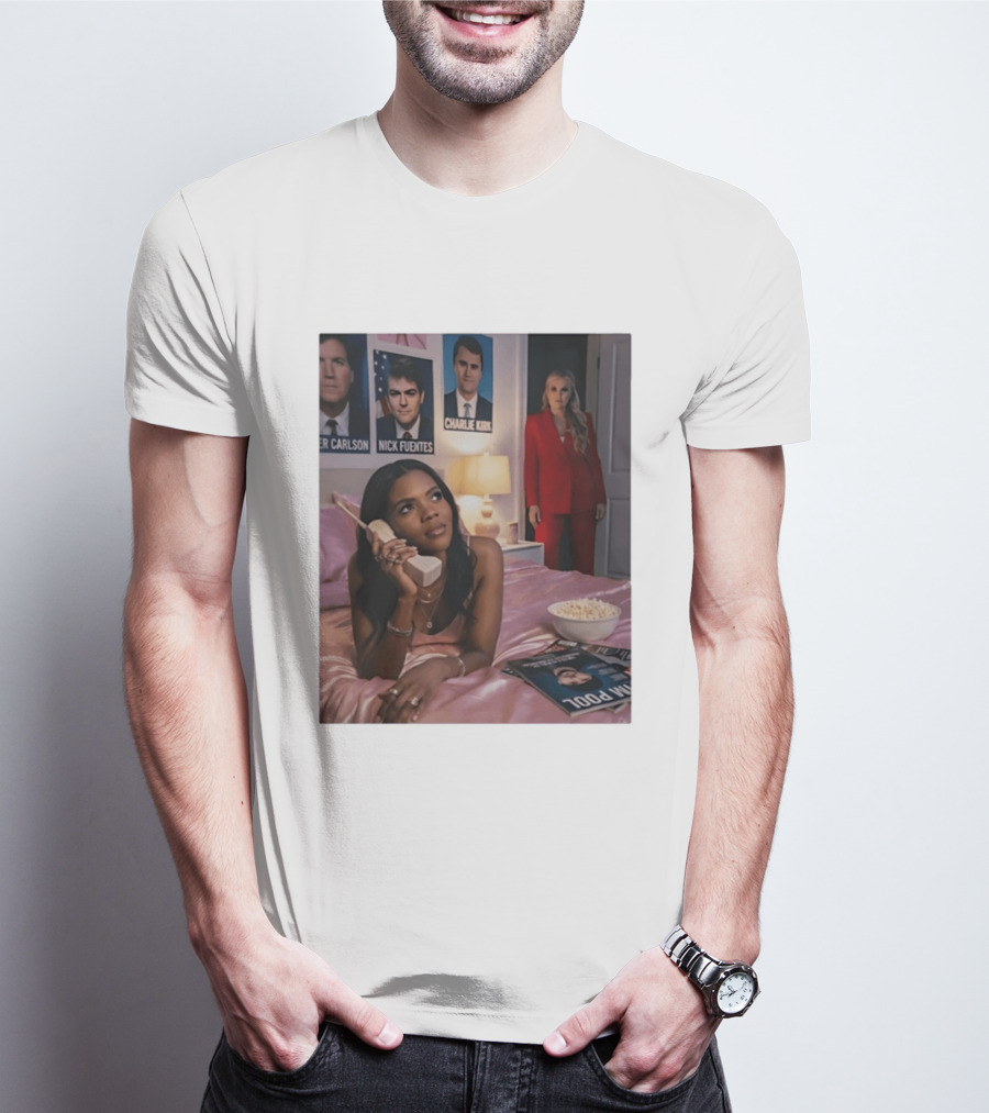 Candace Owens Phone Call Tucker Carlson Nick Fuentes Charlie Kirk S T-Shirt