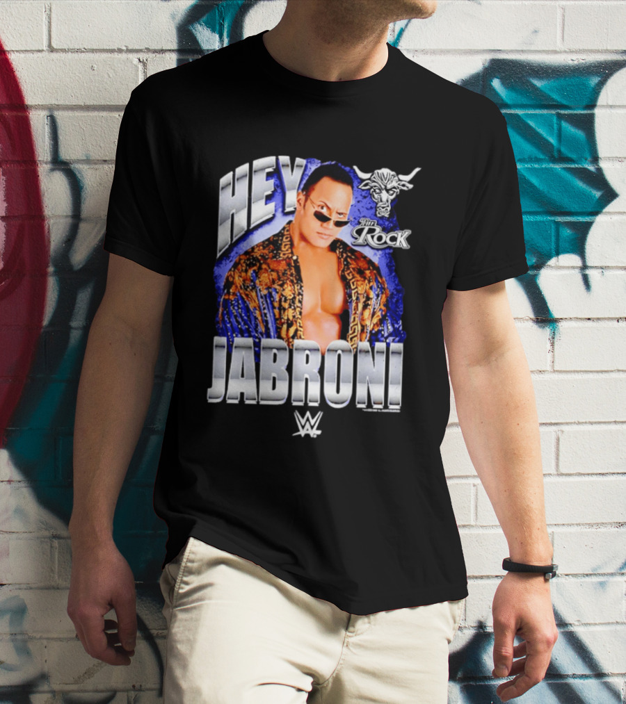 Dwayne Johnson Hey Jabroni The Rock WWE Brahma Bull T-Shirt