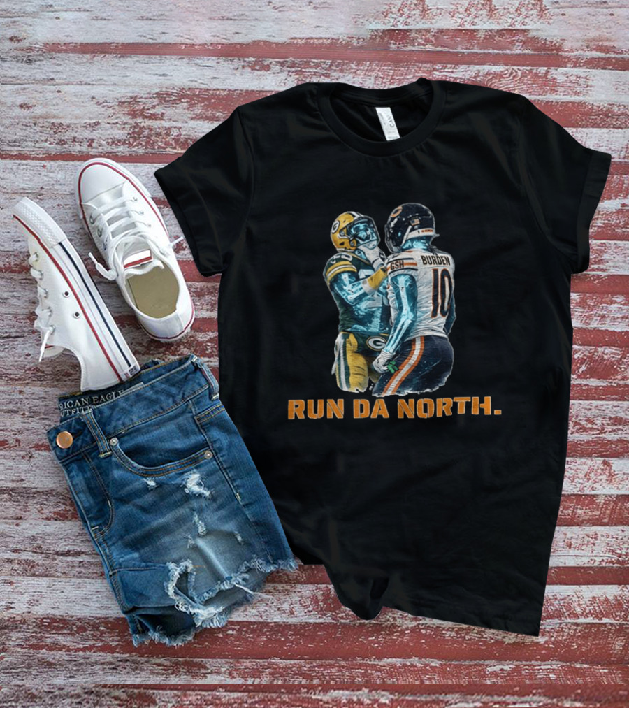 Bears Vs Packers Run Da North Luther Burden Keisean Nixon Football Clash T-Shirt
