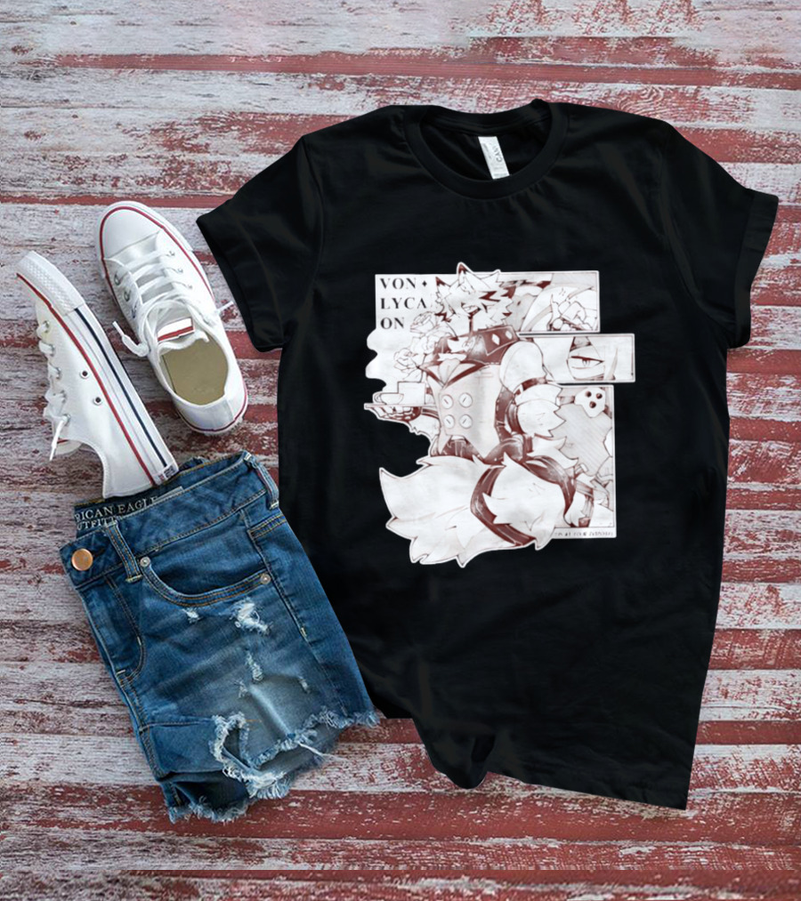 Von Lycaon Monochrome Comic Tea Time T-Shirt