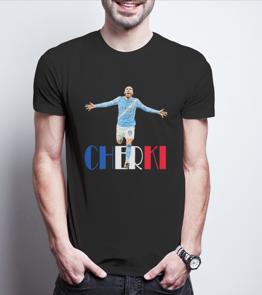 Rayan Cherki 10 Manchester City Etihad Airways T-Shirt