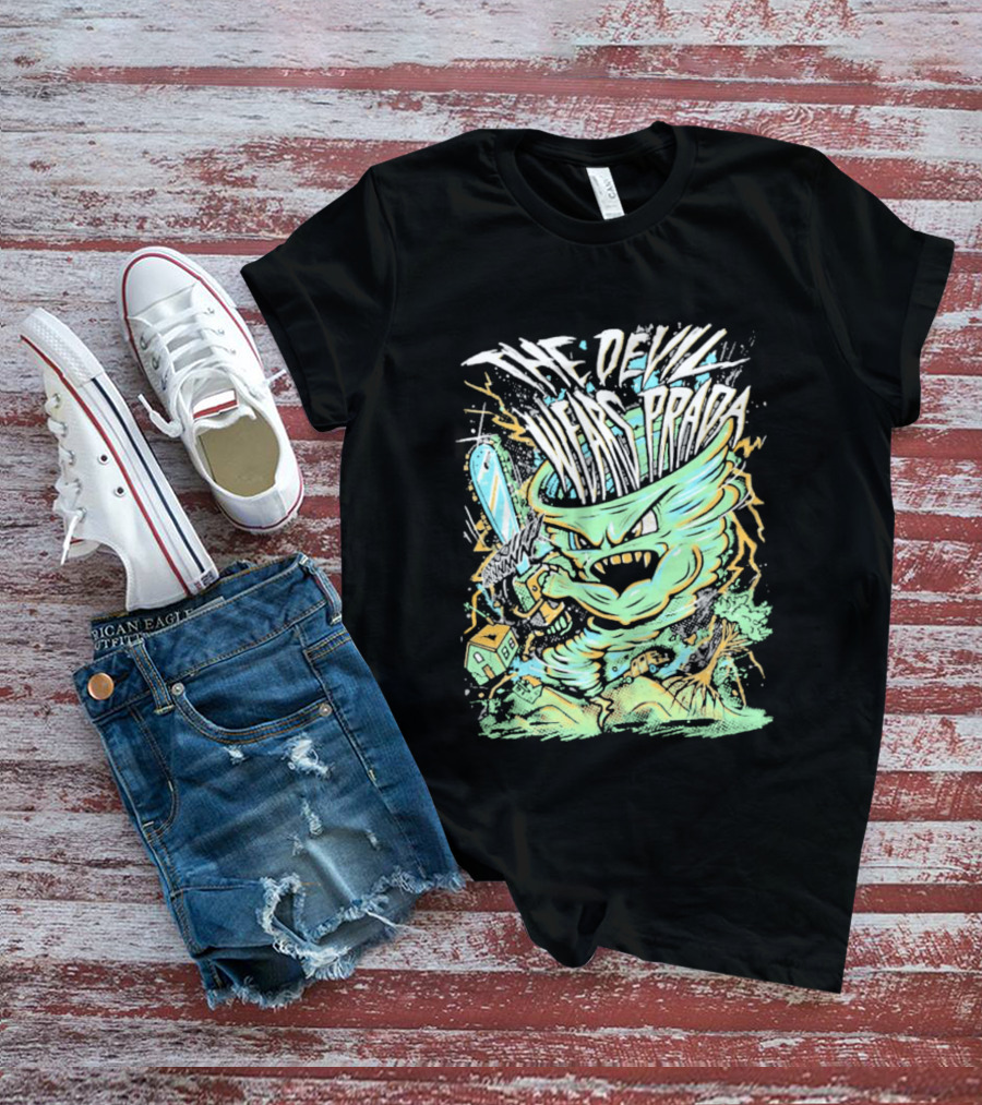 The Devil Wears Prada Brutal Chainsaw Creature T-Shirt