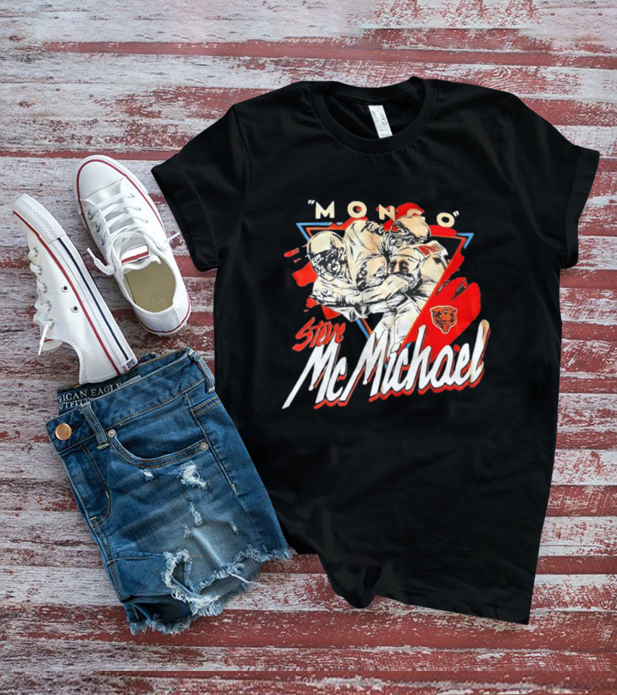 Mongo Steve McMichael Chicago Bears Football Legend T-Shirt