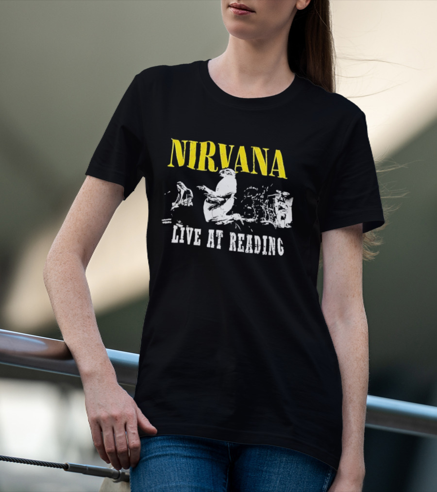 Nirvana Live At Reading Festival Iconic Performance 1992 T-Shirt