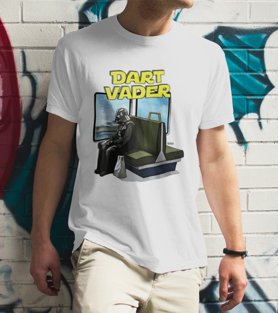 Dart Vader On Train Journey T-Shirt