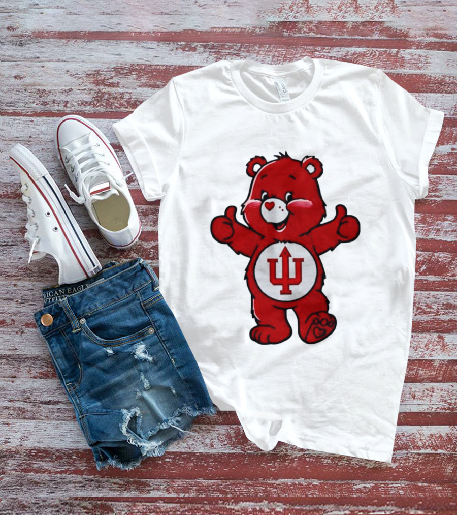 Indiana Hoosiers Bear Mascot Thumbs Up T-Shirt