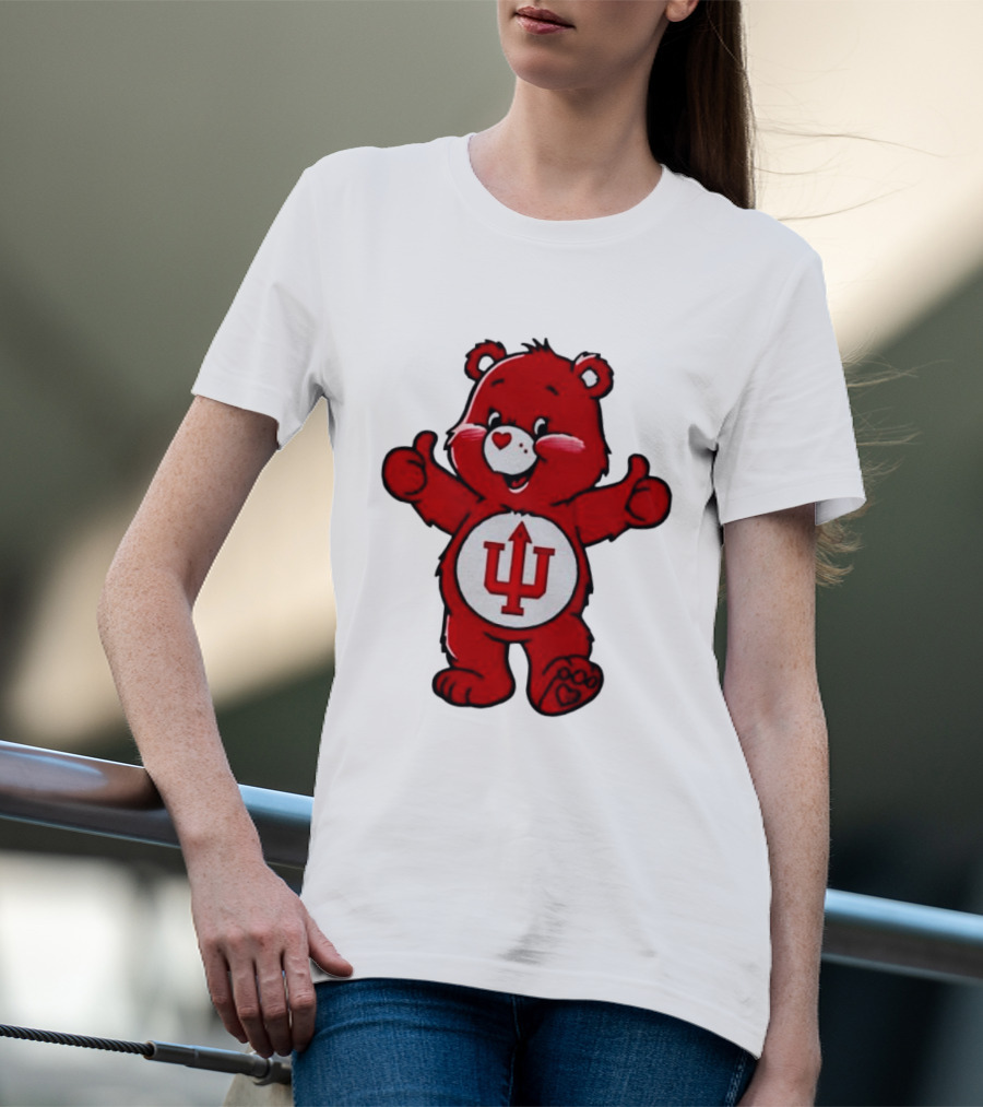 Indiana Hoosiers Bear Mascot Thumbs Up T-Shirt
