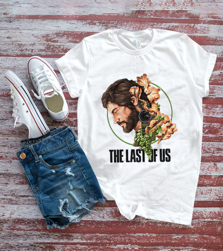 The Last Of Us Joel Portrait With Nature T-Shirt