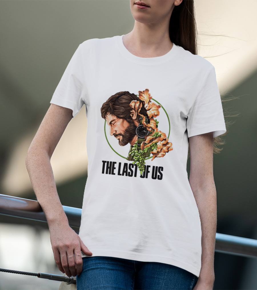 The Last Of Us Joel Portrait With Nature T-Shirt
