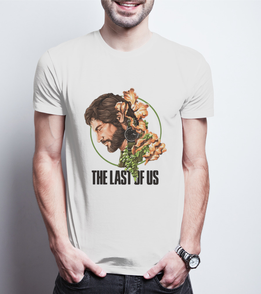 The Last Of Us Joel Portrait With Nature T-Shirt