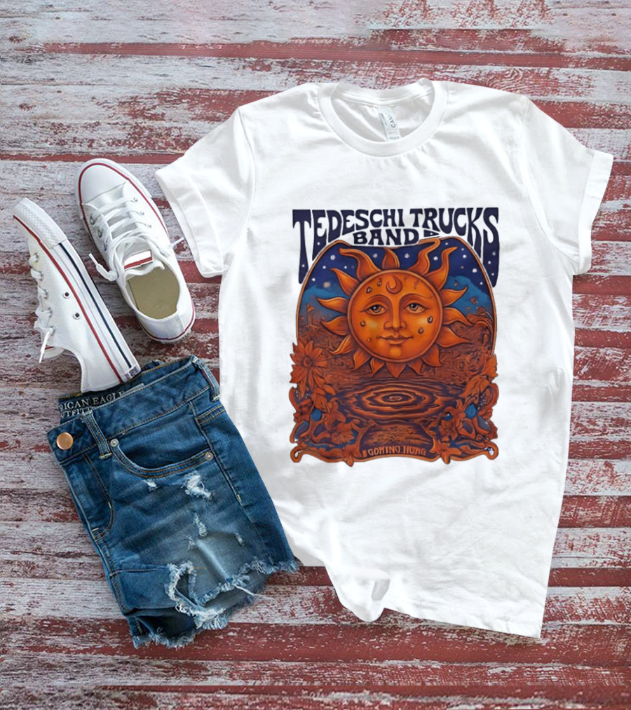 Tedeschi Trucks Band Cosmic Sunflower I Am The Moon Tour T-Shirt