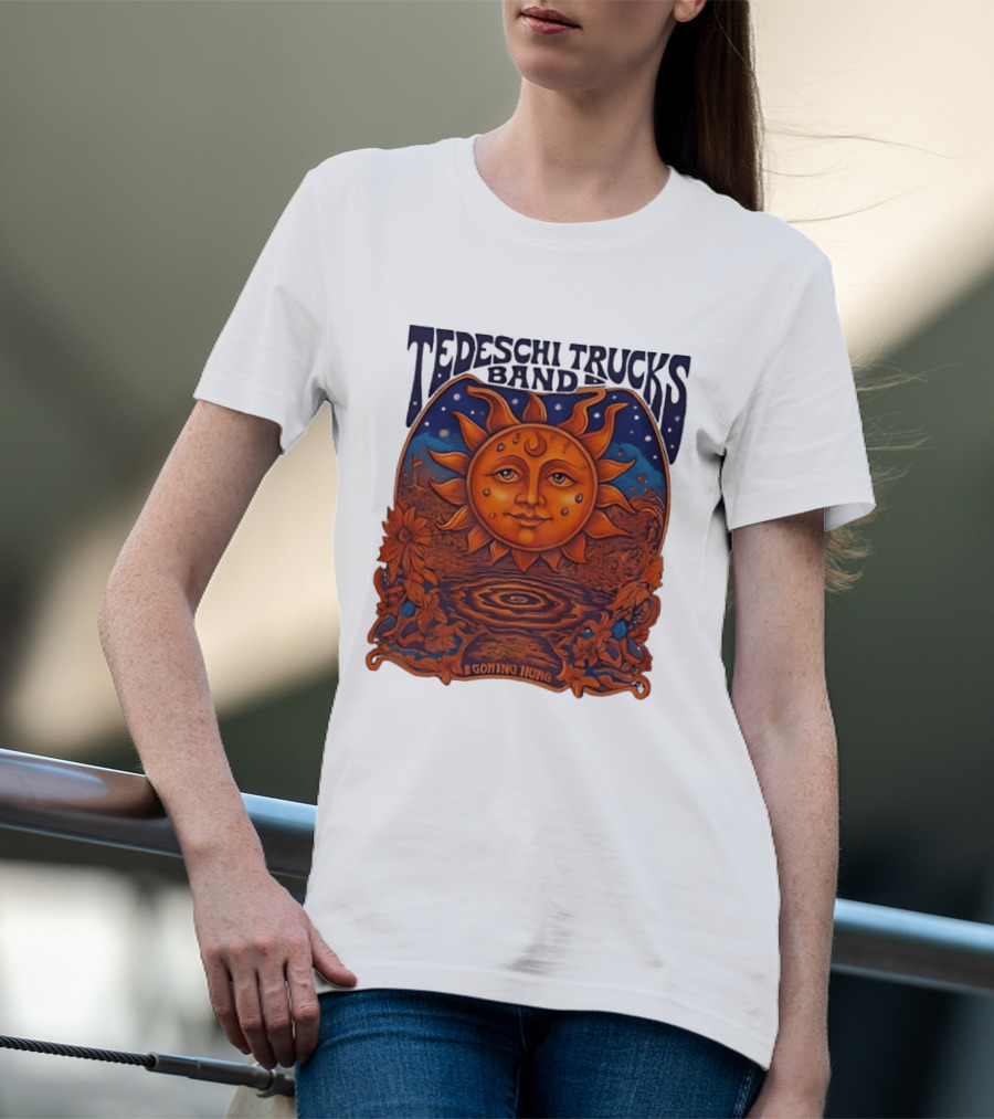 Tedeschi Trucks Band Cosmic Sunflower I Am The Moon Tour T-Shirt