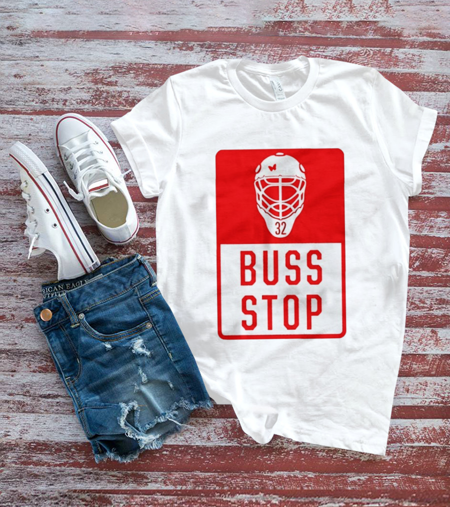 Carolina Hurricanes Buss Stop 32 Mask T-Shirt