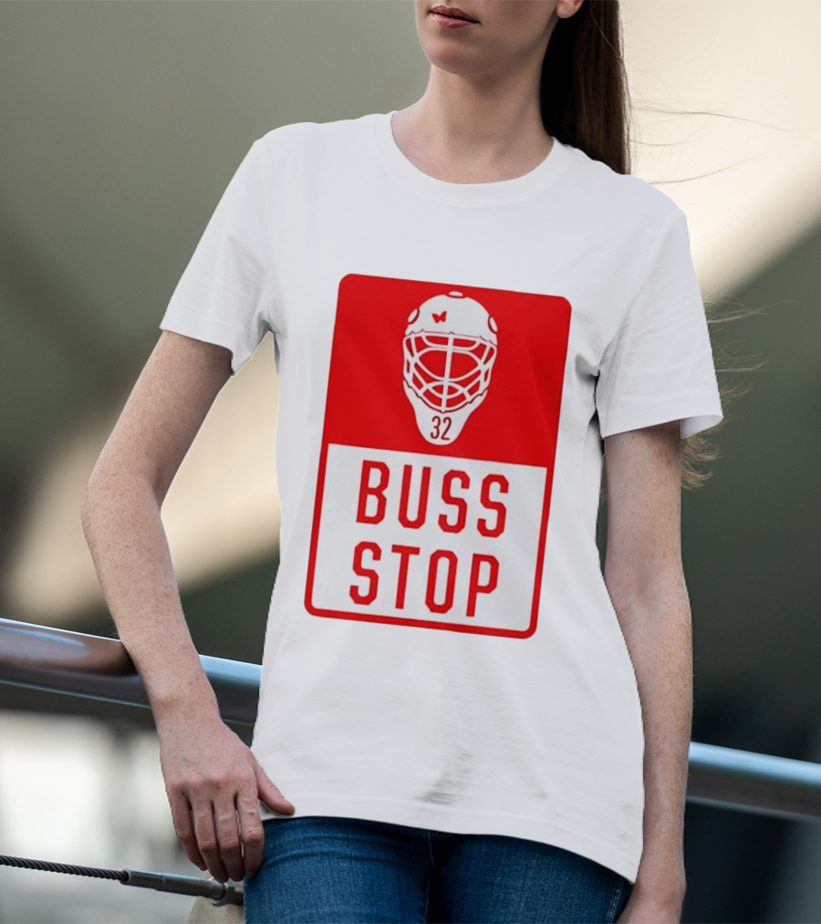 Carolina Hurricanes Buss Stop 32 Mask T-Shirt