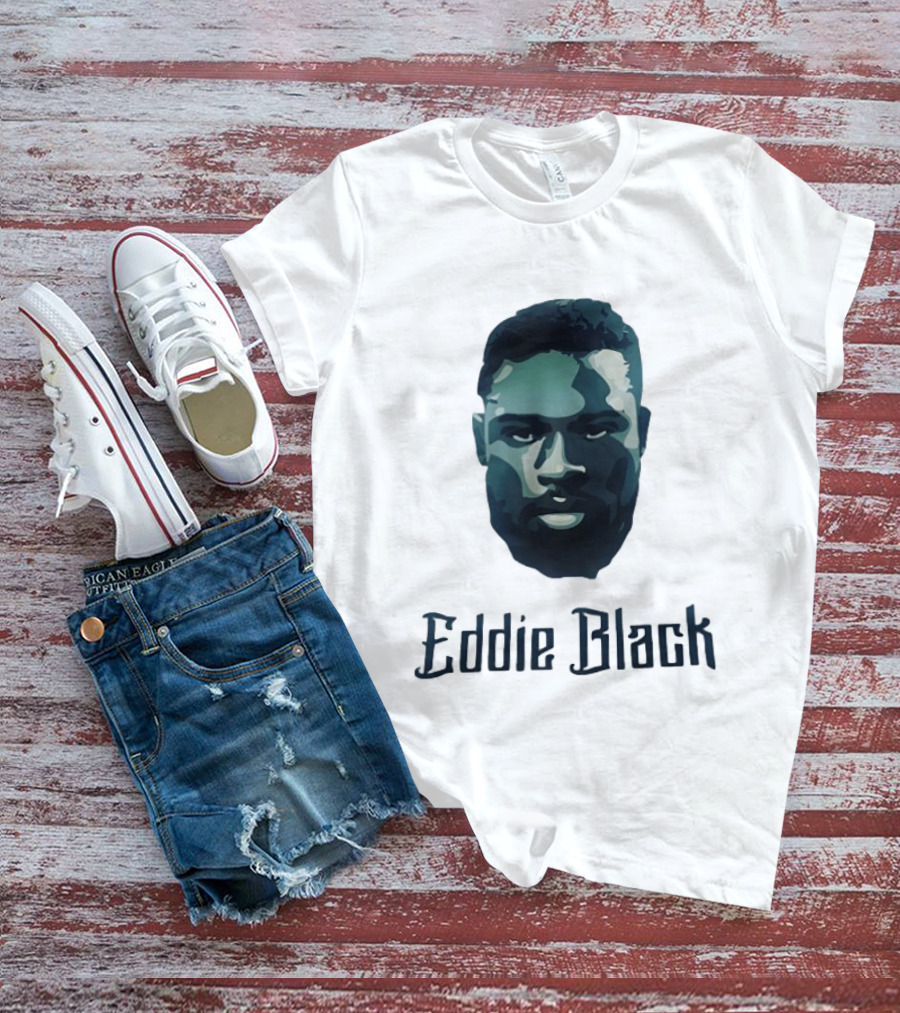 Eddie Black Big Head T-Shirt