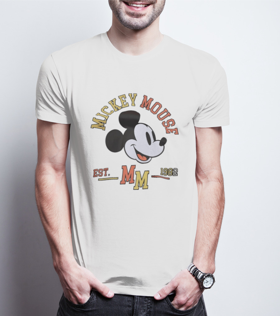 Mickey Mouse Big Head MM Est 1982 T-Shirt