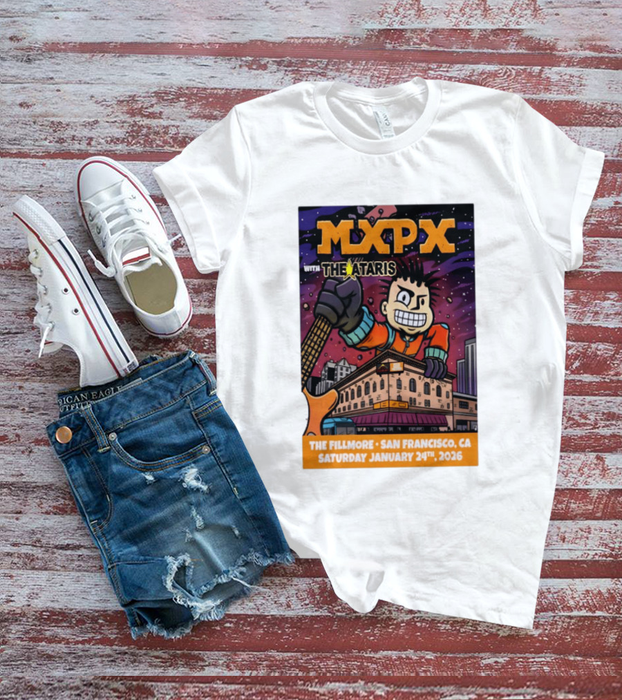 MXPX With The Ataris The Fillmore San Francisco January 24 2026 T-Shirt
