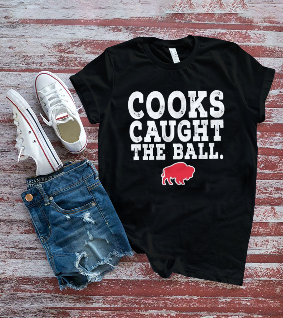 Buffalo Bills Cooks Caught The Ball Red Buffalo T-Shirt