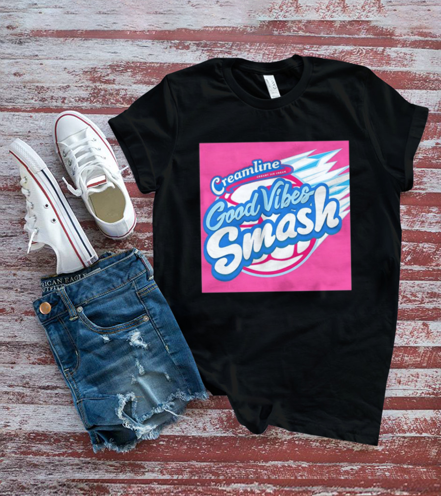 Creamline Good Vibes Smash Creamy Ice Cream Burst T-Shirt