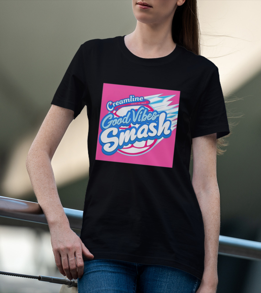 Creamline Good Vibes Smash Creamy Ice Cream Burst T-Shirt