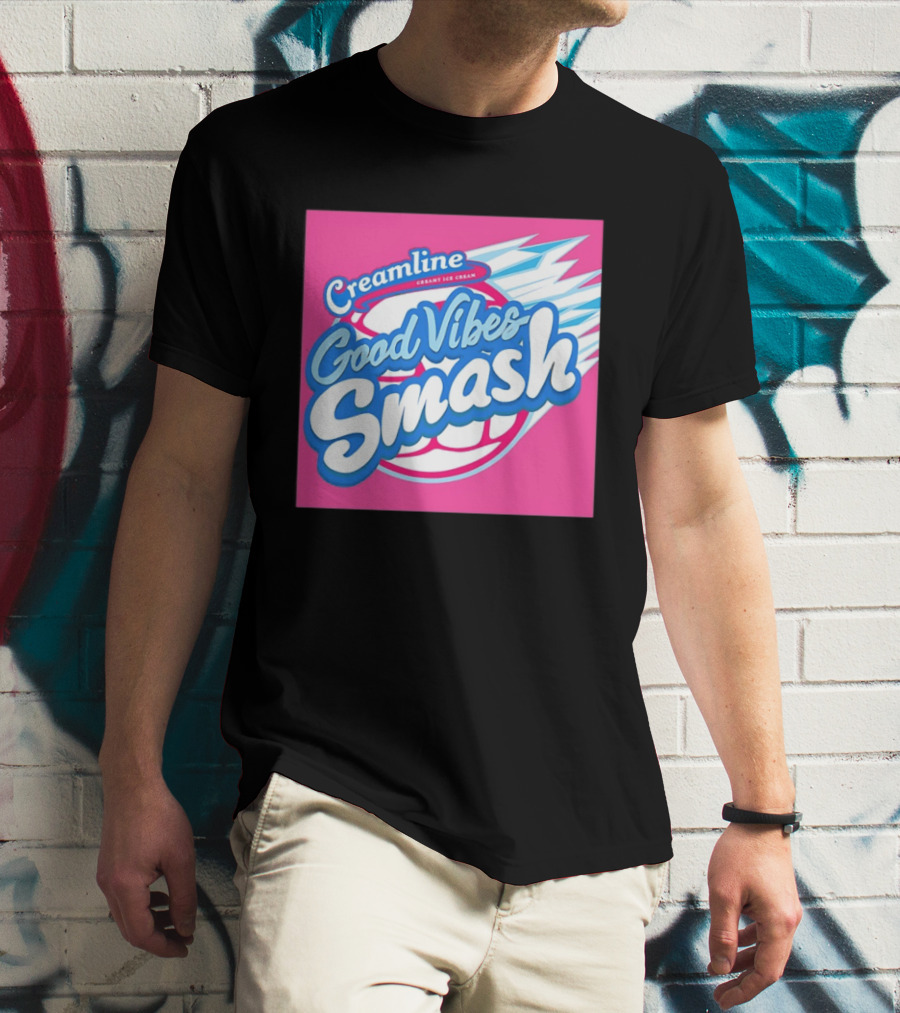Creamline Good Vibes Smash Creamy Ice Cream Burst T-Shirt