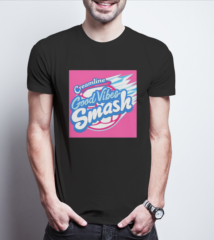 Creamline Good Vibes Smash Creamy Ice Cream Burst T-Shirt