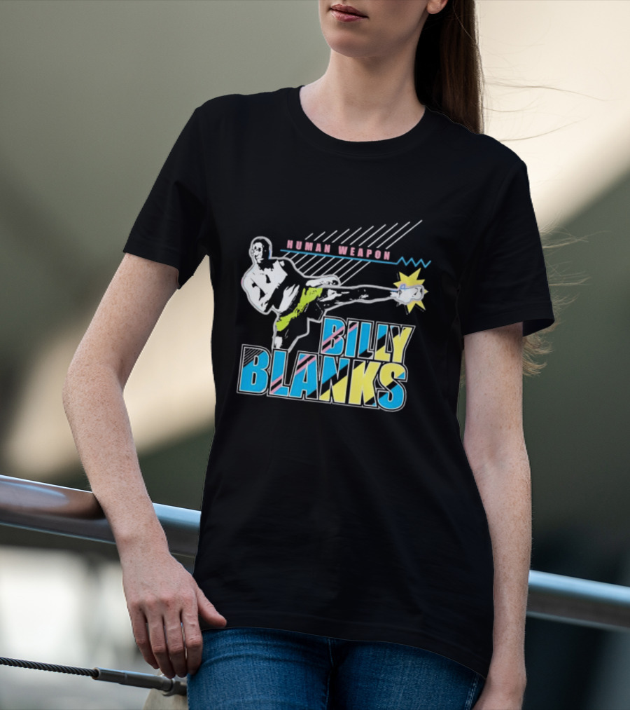 Human Weapon Billy Blanks Retro Kick Action T-Shirt