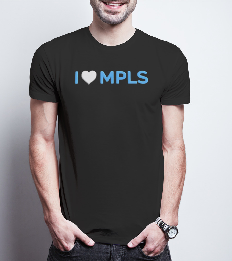 I Love MPLS Heart Minneapolis T-Shirt